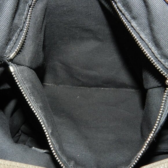 All Saints Mast Taupe Pebbled Leather Convertible Crossbody Shoulder Tote Bag - Picture 13 of 16